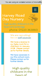 Mobile Screenshot of harveyroaddaynursery.org.uk